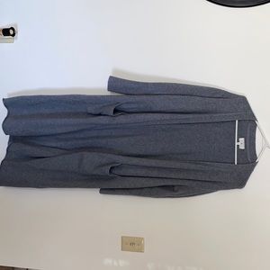 Women’s Lou & Grey longline medium gray cardigan